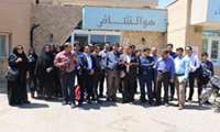 هیئت تحریریه ی "ای بی نیوز" با حضور در بیمارستان سید الشهدا، از بیماران عیادت کردند